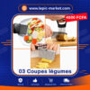 coupe-légumes ondulé
