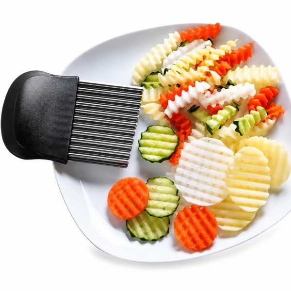 coupe-légumes ondulé